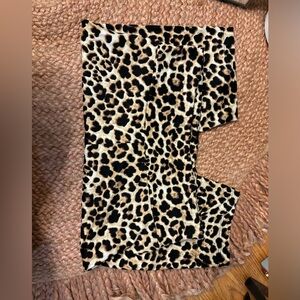 Cheetah biker shorts